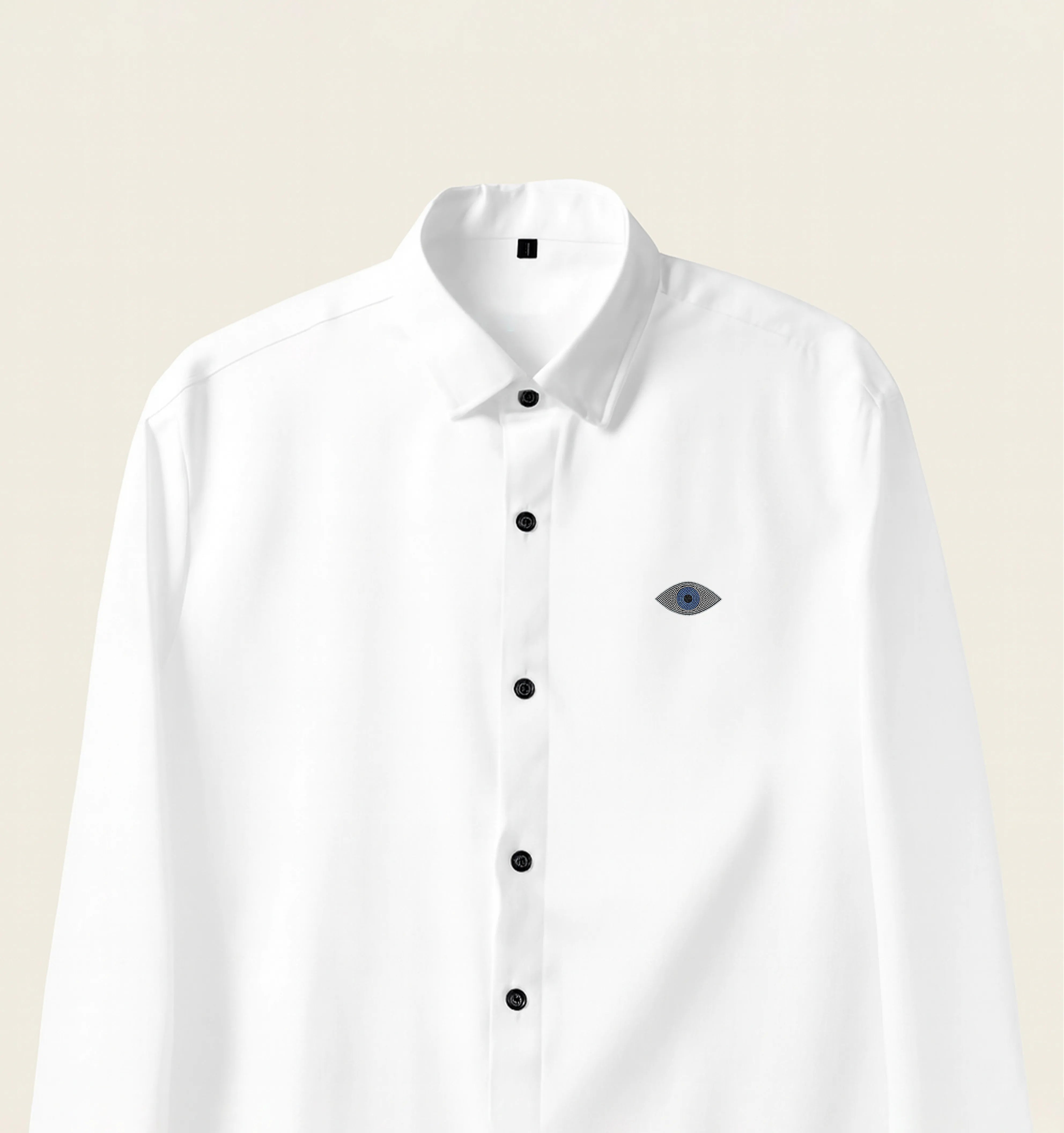 Men’s Evil Eye Embroidered Shirt
