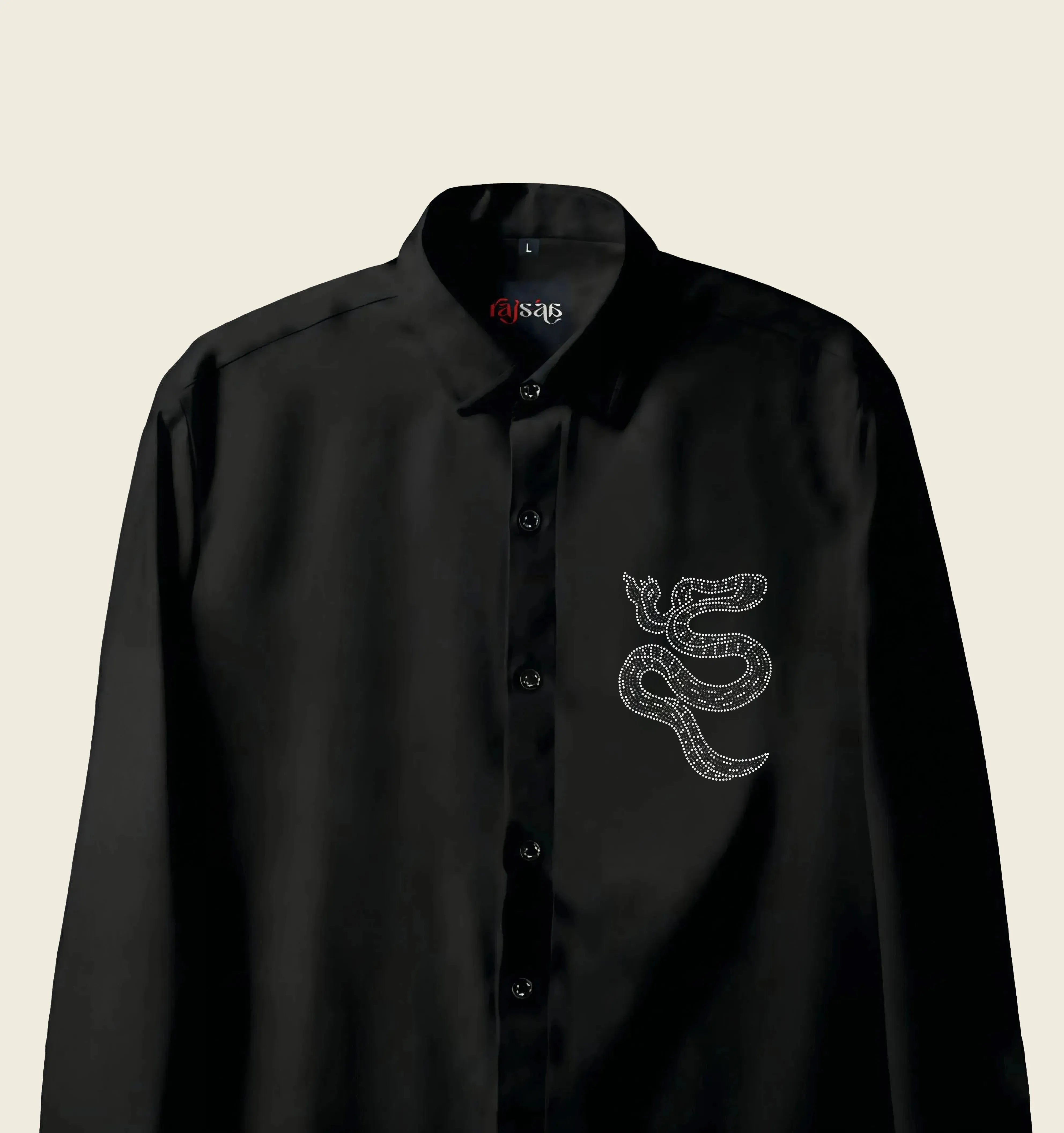 Men’s Black Snake Jarkan Shirt