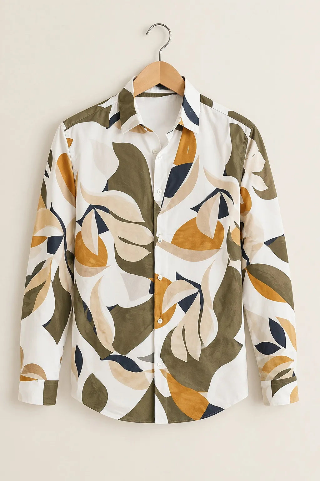 Men's Leaf Harmony Casual Shirt