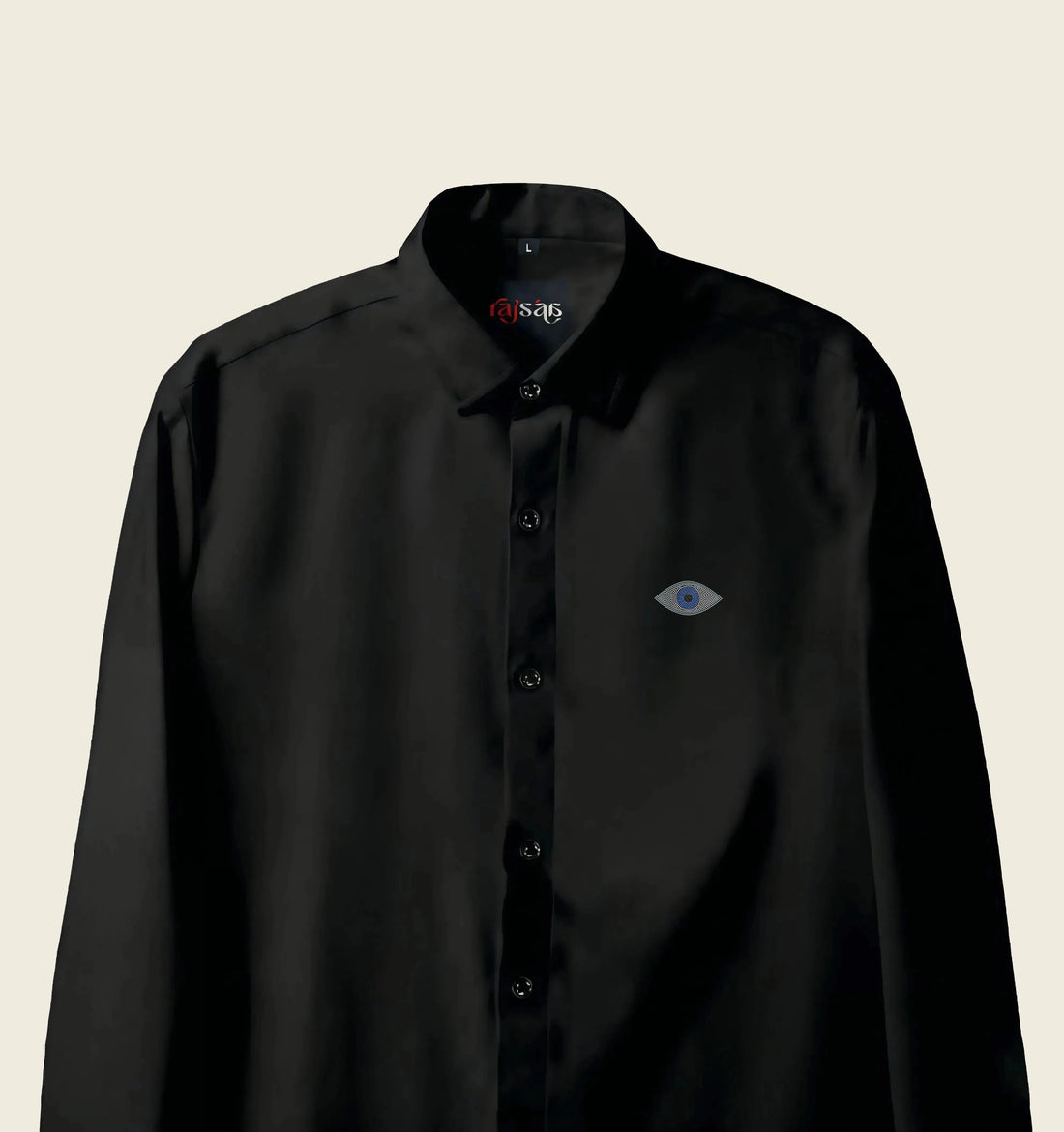 Men’s Evil Eye Embroidered Shirt