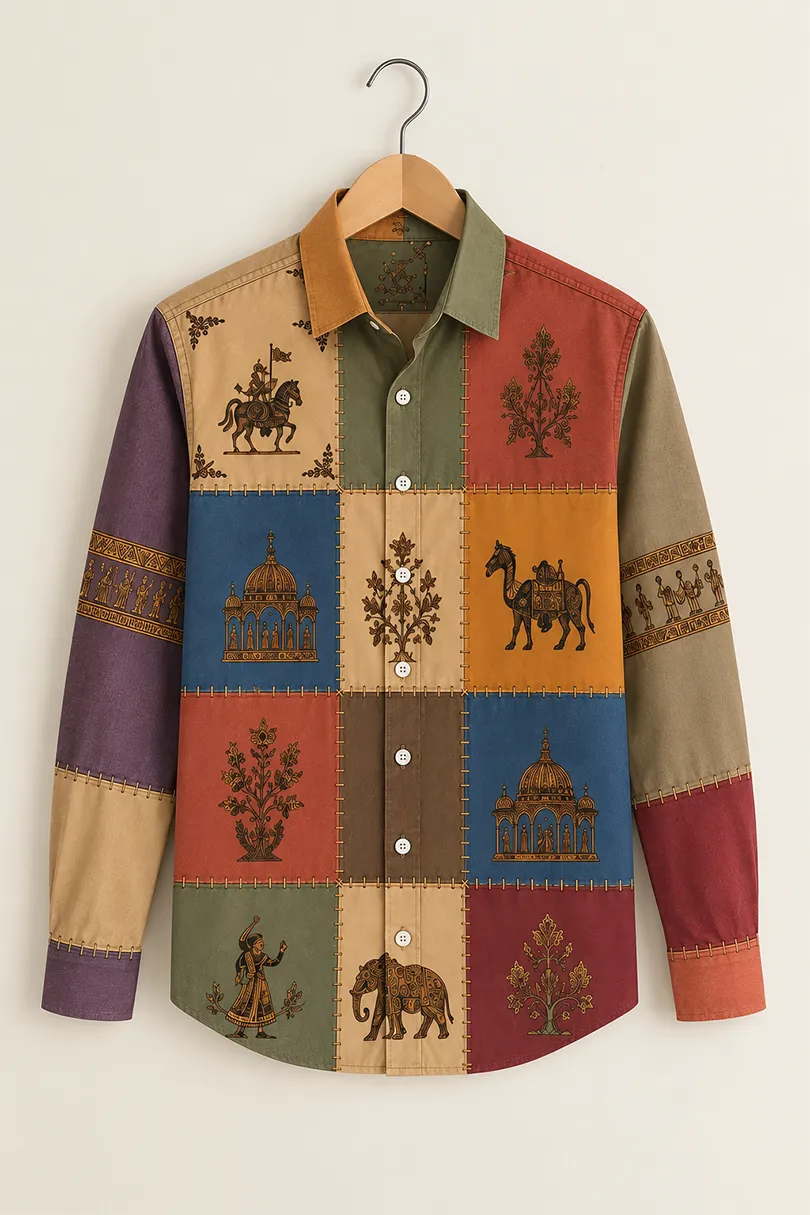 Gentlehaus Man Graphic Print Shirt