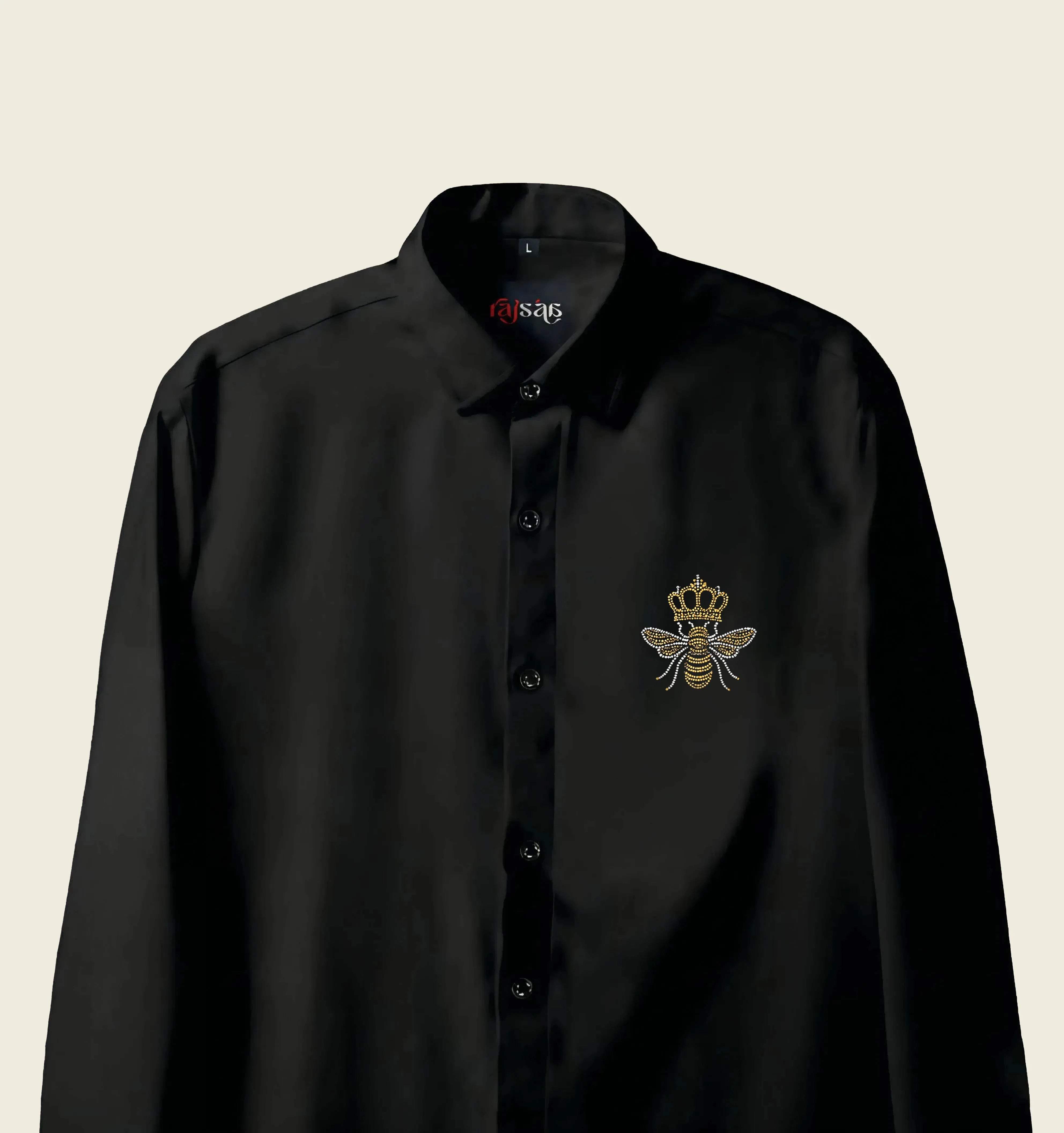 Men’s Bee Crown Embroidered Shirt