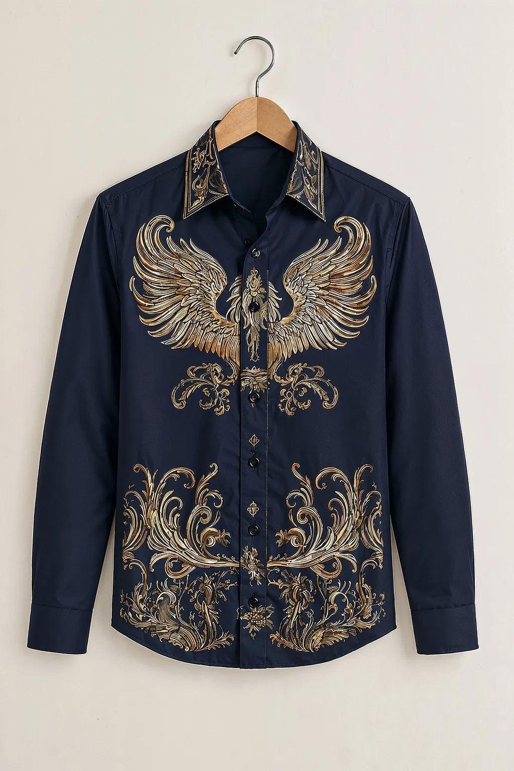 Men's Royal Phoenix Designer Shirt