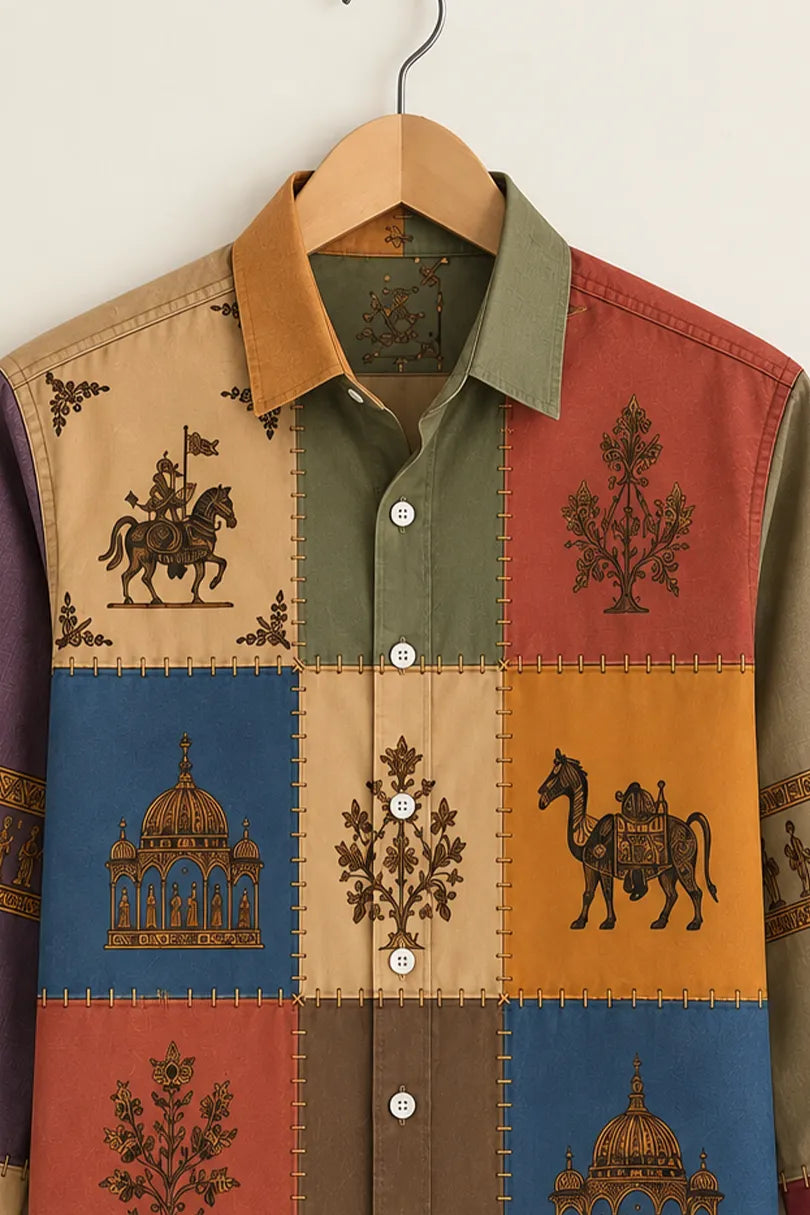 Gentlehaus Man Graphic Print Shirt