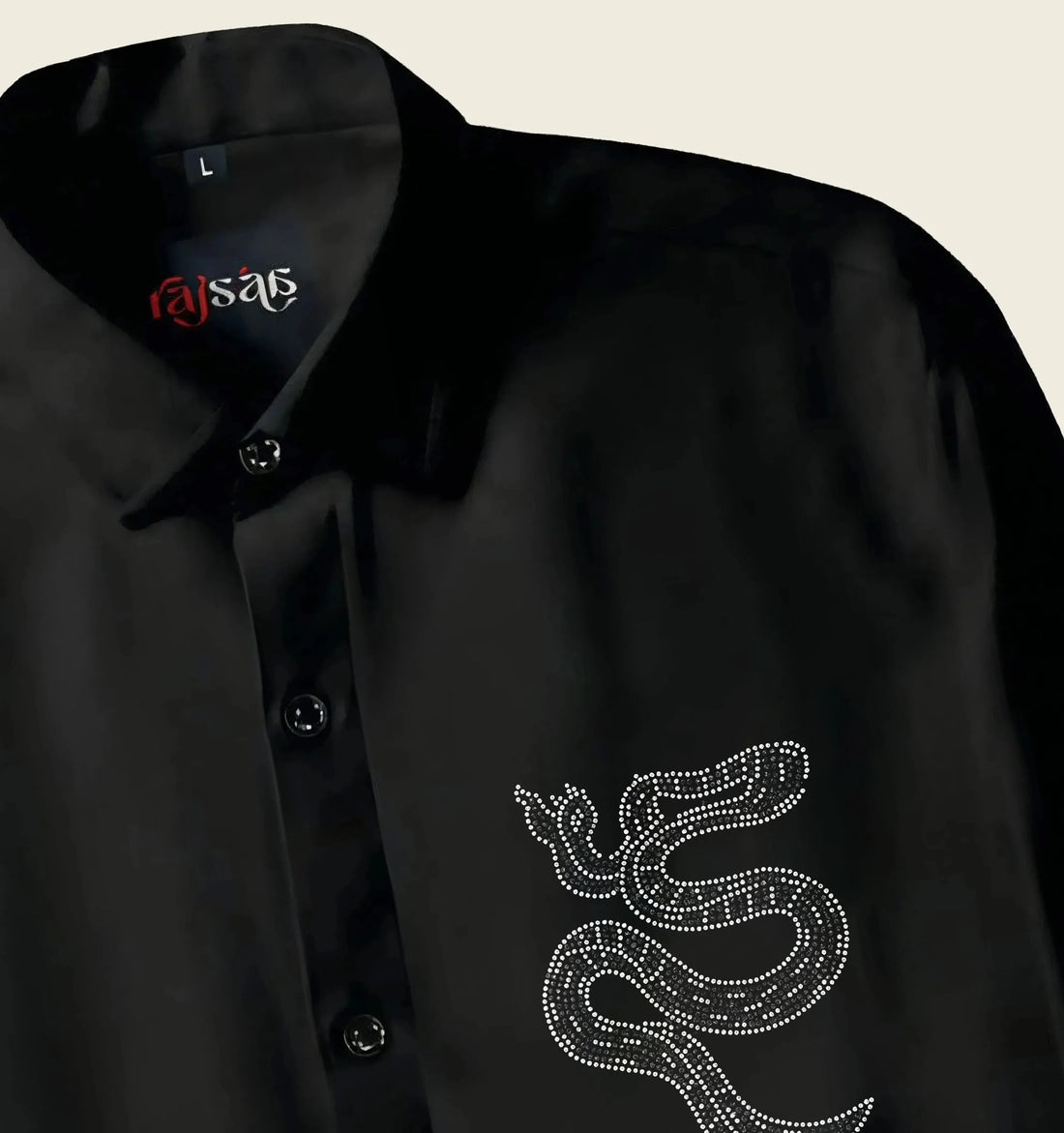 Men’s Black Snake Jarkan Shirt