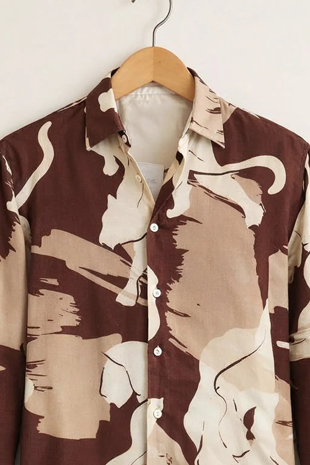Men’s Premium Brown Stylish Cotton Shirt