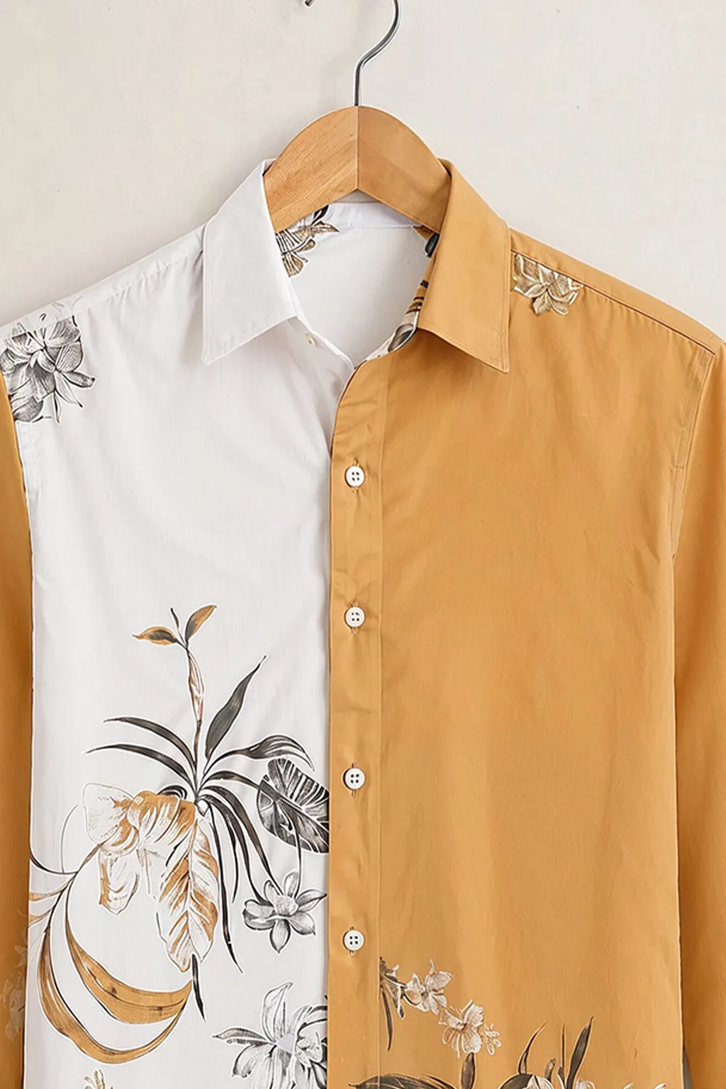Mens' Golden Bloom Designer Shirt