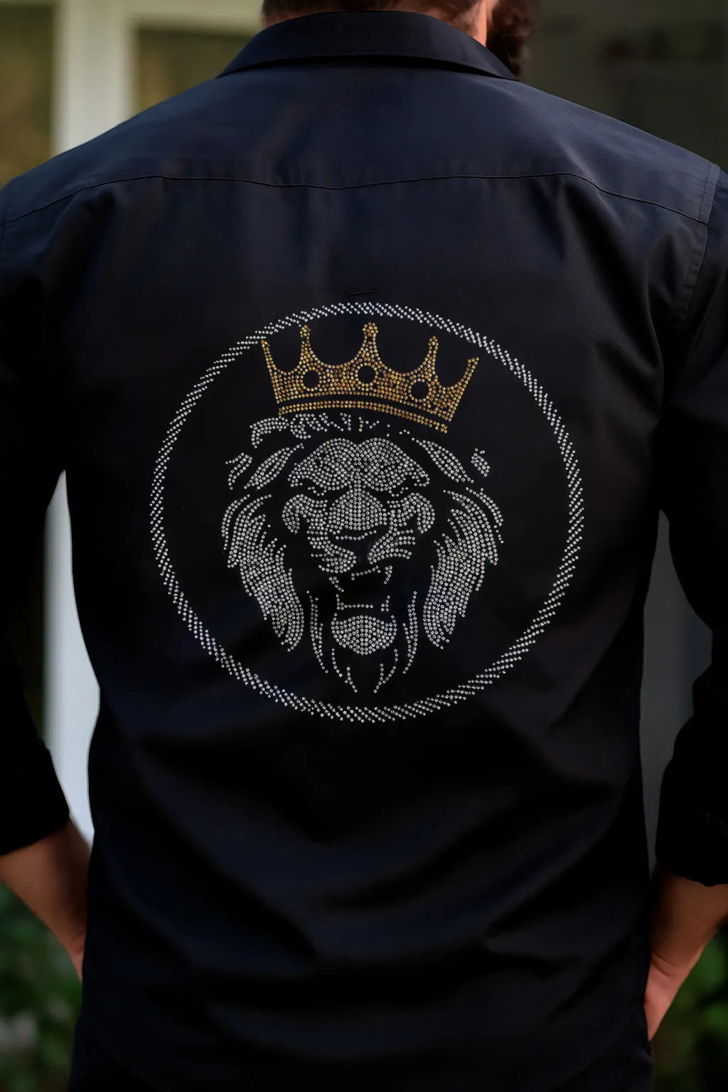 Men’s Black Lion Crown Jarkan Shirt