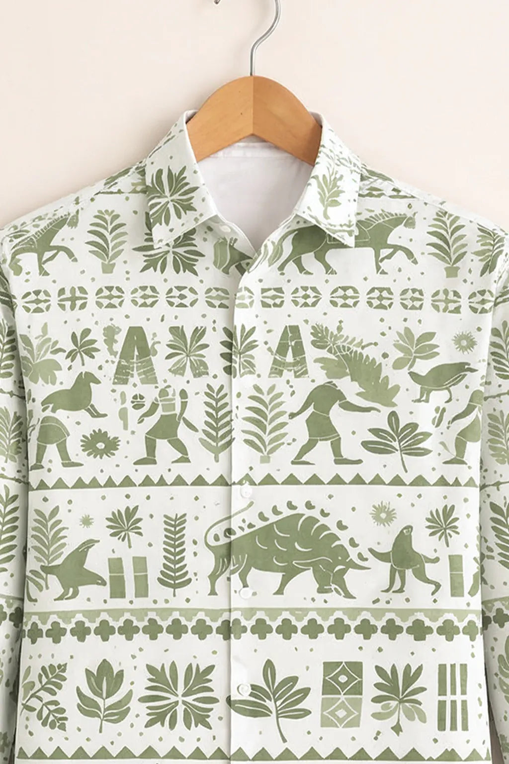 Heritage Forest Folk Print Premium Cotton Shirt