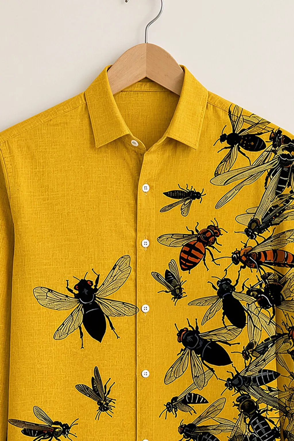 Men's Golden Swarm Designer Shirt