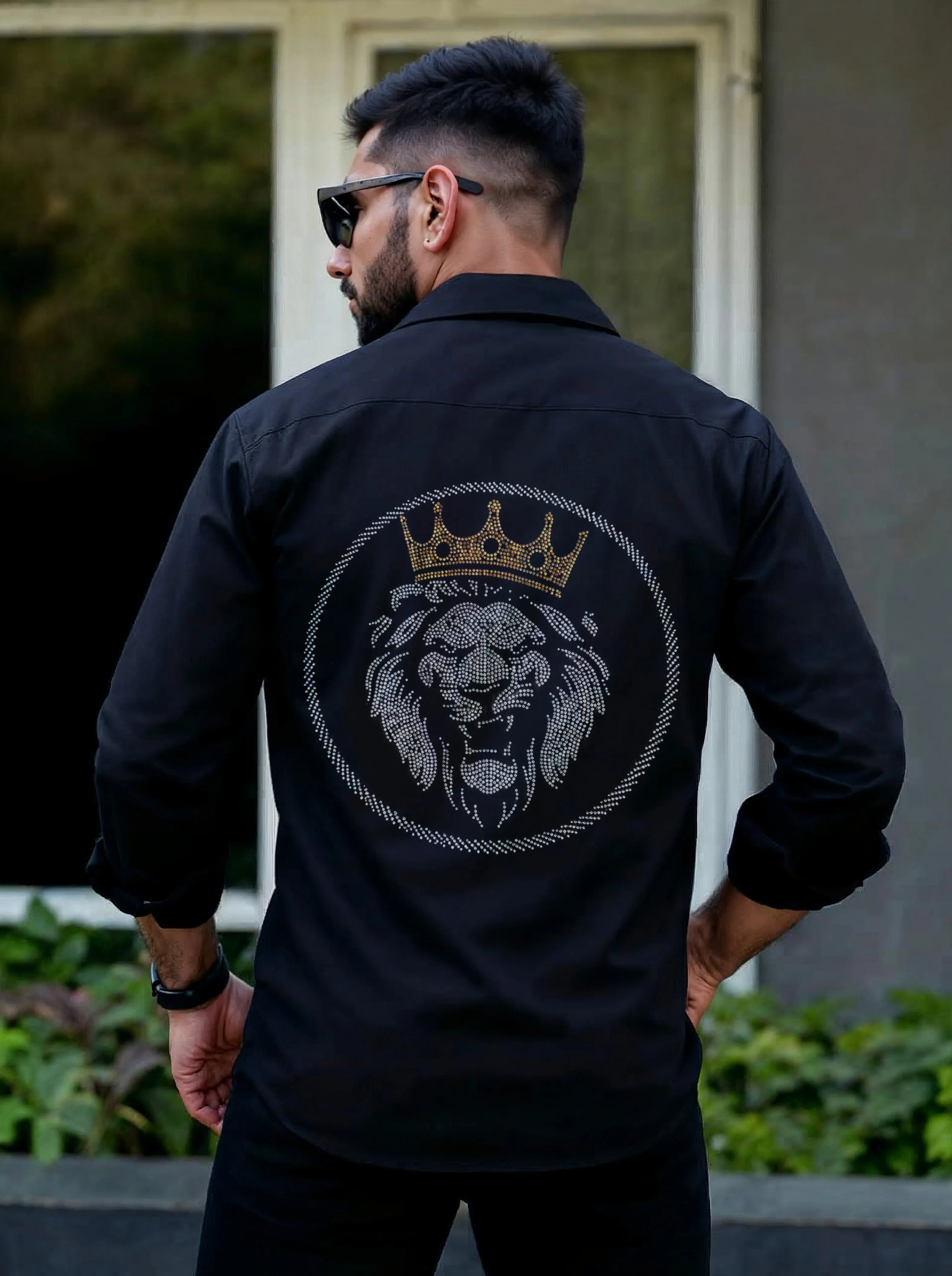 Men’s Black Lion Crown Jarkan Shirt