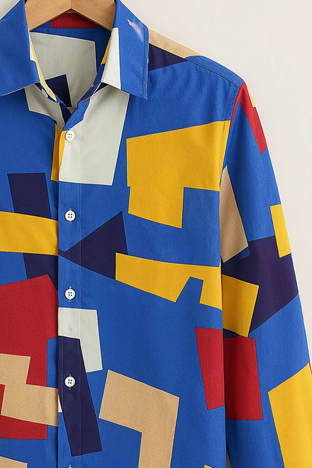 Vibrant Geometry Designer Shirt
