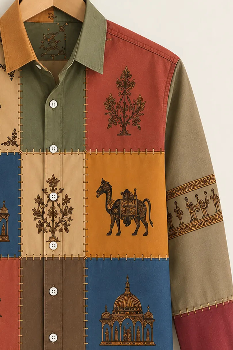 Gentlehaus Man Graphic Print Shirt