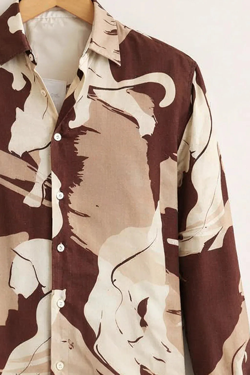 Men’s Premium Brown Stylish Cotton Shirt